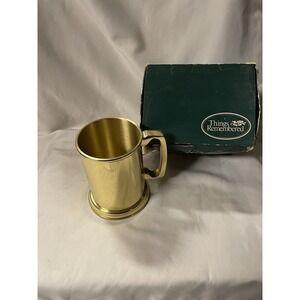 Heavy Brass Mug Stein Tankard Things Remembered